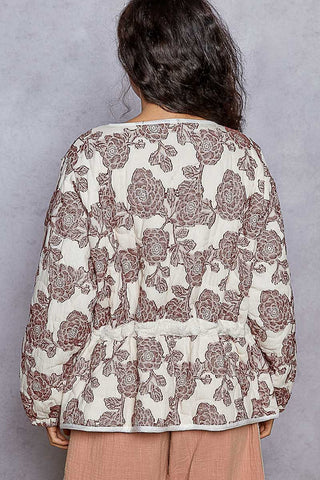 Quilted Flower Jacket