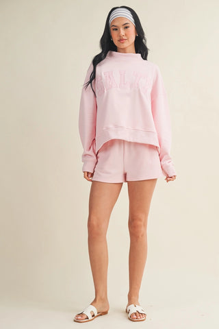 "Salty" Mockneck Sweater Set