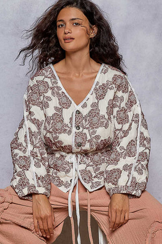Quilted Flower Jacket