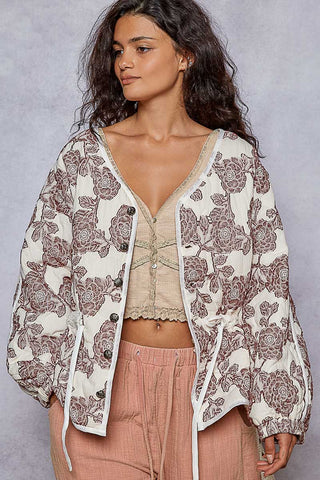 Quilted Flower Jacket