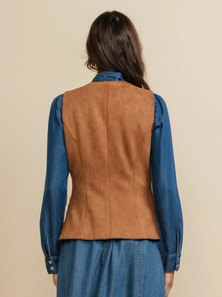 Suede Western Vest